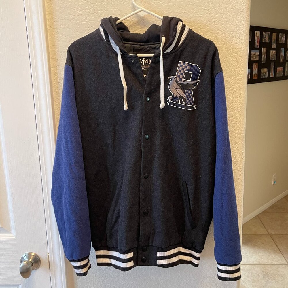 Harry Potter Ravenclaw hooded varsity jacket